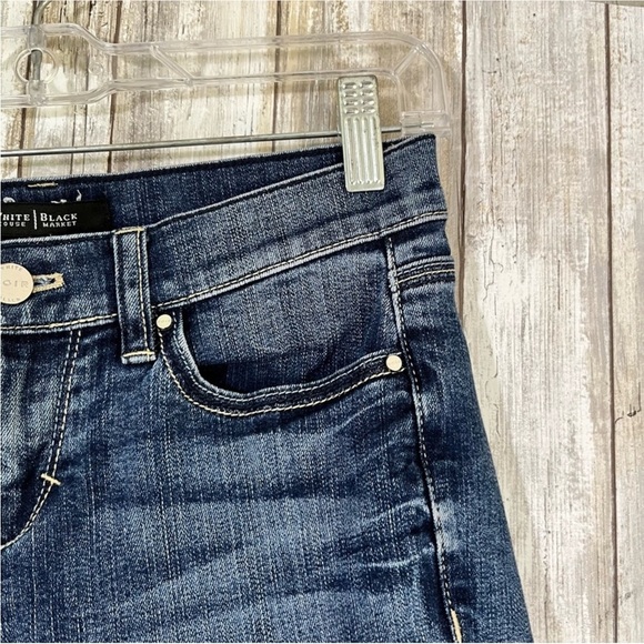 White House Black Market Noir Cropped Jeans - Picture 3 of 6